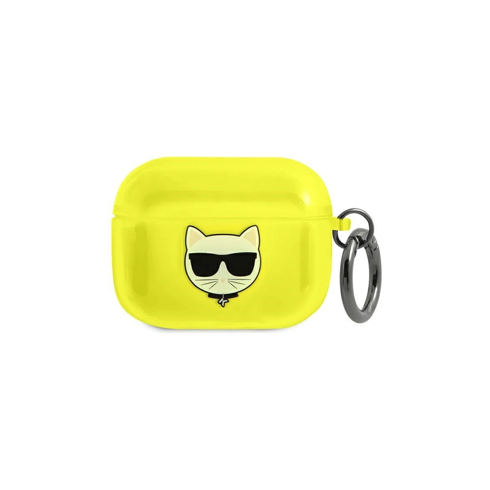 Wholesale Karl Lagerfeld KLAPUCHFY Apple AirPods Pro cover yellow Choupette - KLD584YEL - {ean13} - Hurt