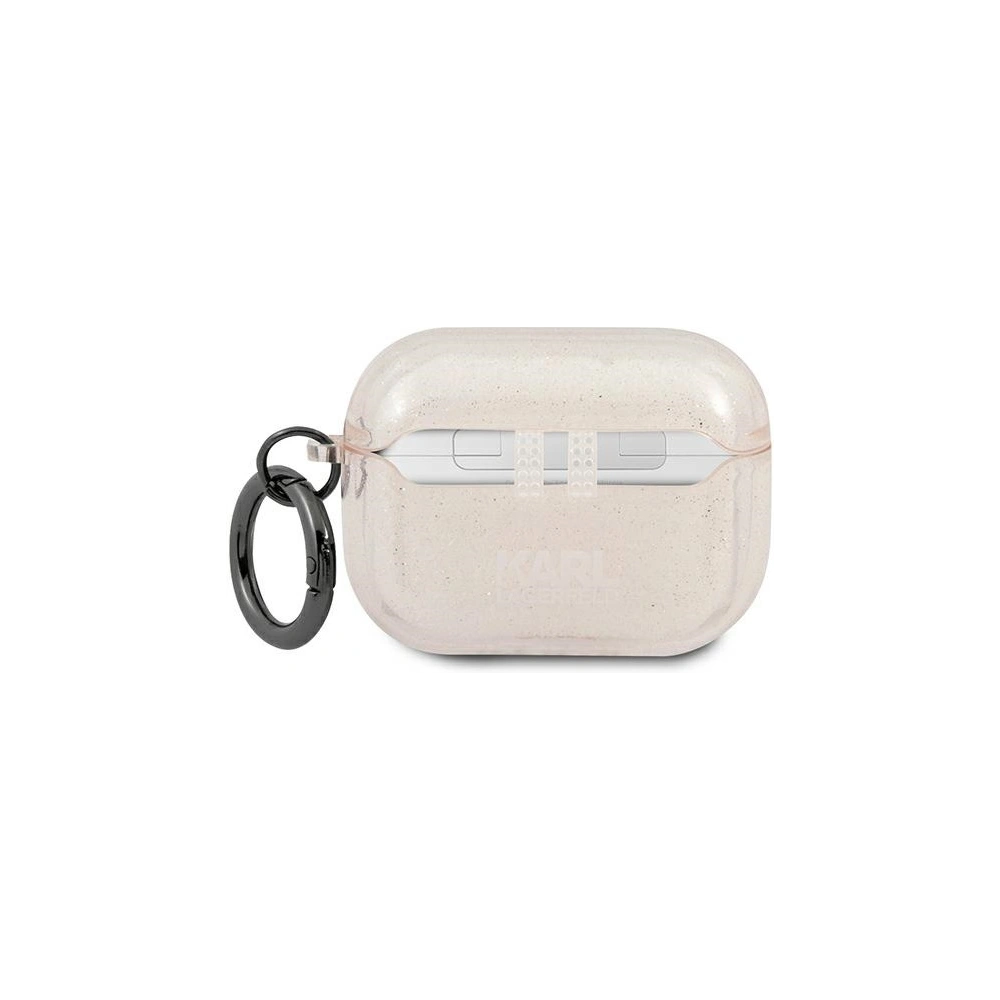 Hurtownia GSM - Etui Karl Lagerfeld KLAPUCHGD Apple AirPods Pro kryt zlatý/stříbrný Glitter Choupette - KLD585SLV - {ean13} - Hurt