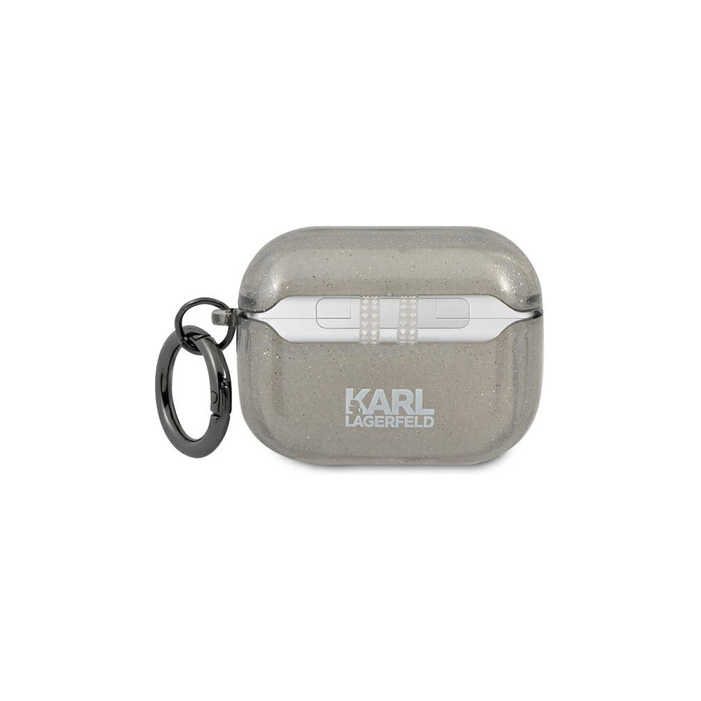 Wholesale Karl Lagerfeld KLAPUCHGK Apple AirPods Pro cover black Glitter Choupette - KLD586BLK - {ean13} - Hurt