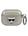 Etui Karl Lagerfeld KLAPUCHGK Apple AirPods Pro obal černý/black Glitter Choupette