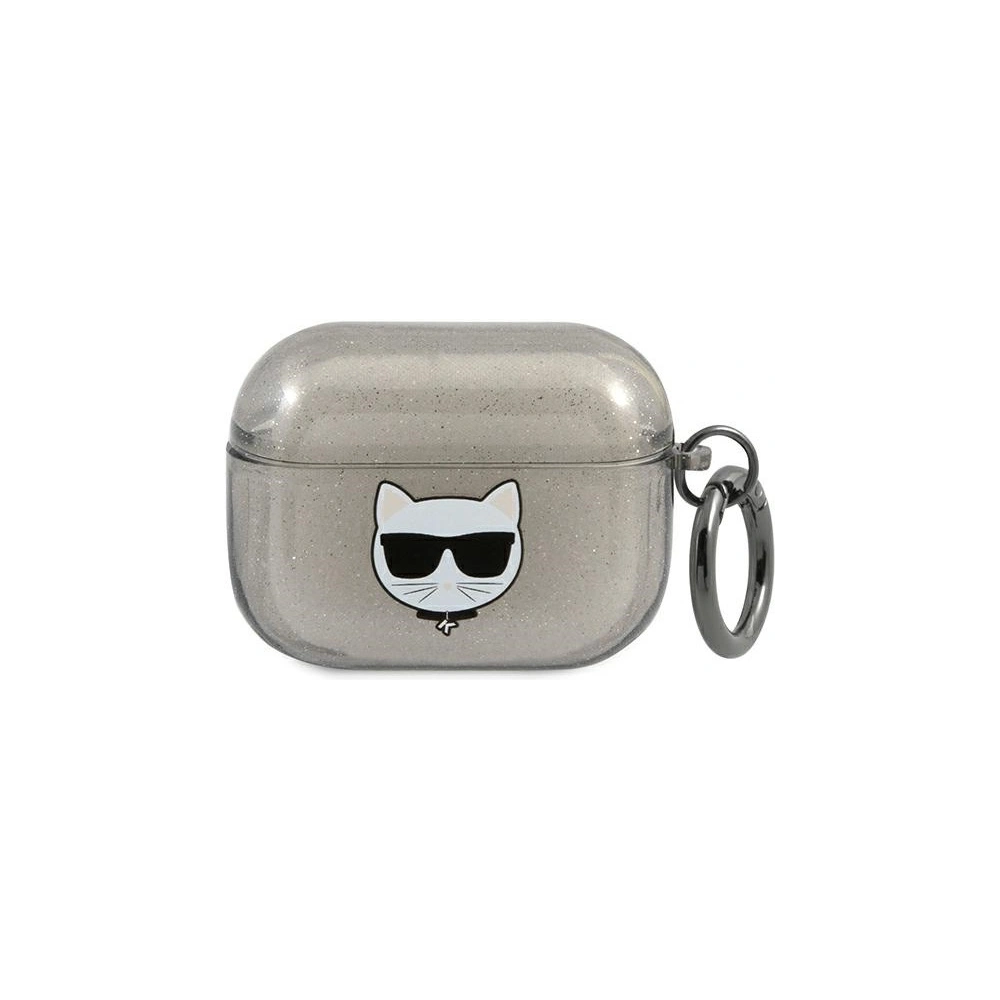 Hurtownia GSM - Etui Karl Lagerfeld KLAPUCHGK Apple AirPods Pro obal černý/black Glitter Choupette - KLD586BLK - {ean13} - Hurt