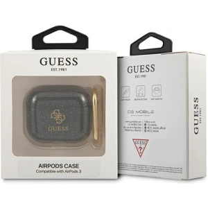 Hurtownia GSM - Etui Guess GUA3UCG4GK Apple AirPods 3 cover czarny/black Glitter Collection - GUE1108BLK - {ean13} - Hurt