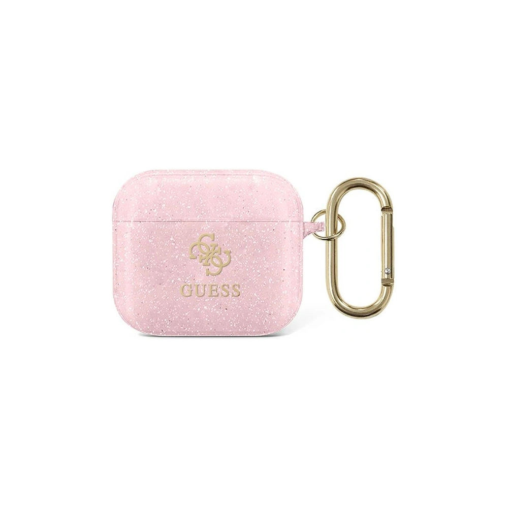 Hurtownia GSM - Etui Guess GUA3UCG4GP Apple AirPods 3 cover różowy/pink Glitter Collection - GUE1109PNK - {ean13} - Hurt