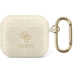 Etui Guess GUA3UCG4GD Apple AirPods 3 cover złoty/gold Glitter Collection