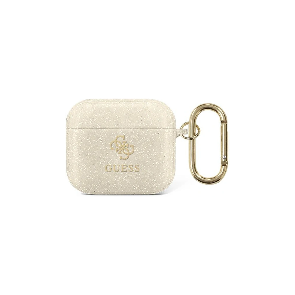 Hurtownia GSM - Etui Guess GUA3UCG4GD Apple AirPods 3 cover złoty/gold Glitter Collection - GUE1107GLD - {ean13} - Hurt