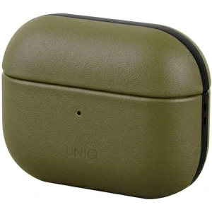 Hurtownia GSM - Etui UNIQ Terra Apple AirPods Pro Genuine Leather oliwkowy/olive - UNIQ404OLI - {ean13} - Hurt