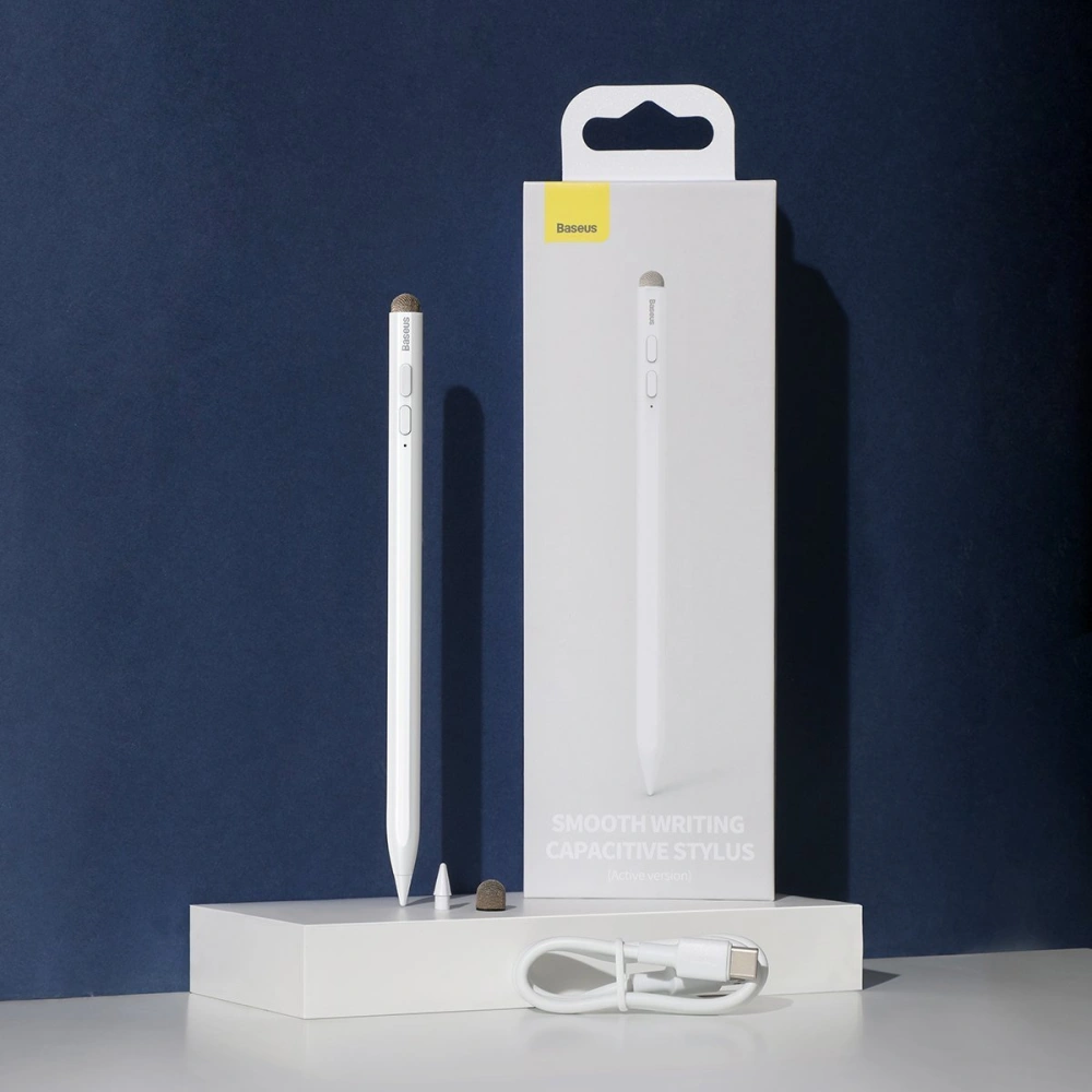Hurtownia GSM - Rysik długopis 2w1 Baseus Capacitive Stylus (biały) - BSU2826WHT - {ean13} - Hurt