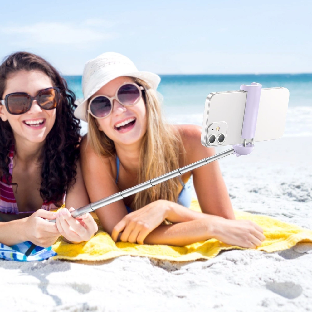 Hurtownia GSM - Selfie tyč Bluetooth Baseus Ultra Mini (fialový) - BSU2827PRP - {ean13} - Hurt