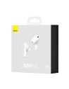 Hurtownia GSM - Słuchawki TWS Baseus SIMU ANC S2 (białe) - BSU2829WHT - {ean13} - Hurt