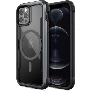 Hurtownia GSM - Etui hliníkové X-Doria Raptic Shield Pro Magnet MagSafe Apple iPhone 12/12 Pro (černé) - XDR115BLK - {ean13} - Hurt