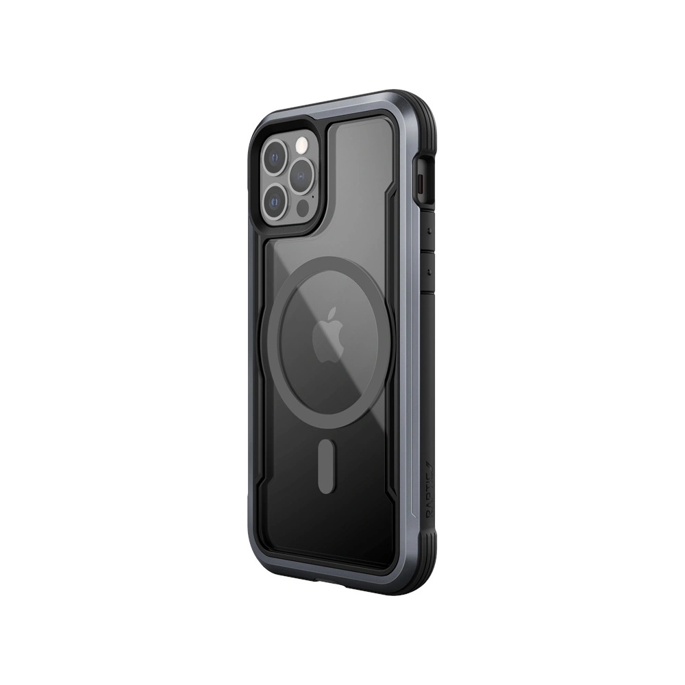 Hurtownia GSM - Etui aluminiowe X-Doria Raptic Shield Pro Magnet MagSafe Apple iPhone 12/12 Pro (czarny) - XDR115BLK - {ean13} - Hurt