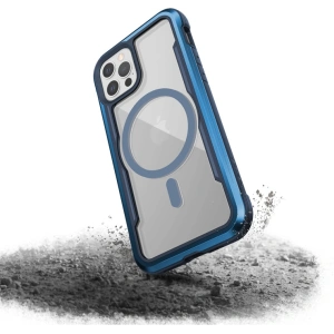 Wholesale Raptic Shield Pro Magnet - Aluminium Case for iPhone 12/12 Pro MagSafe (DROP TEST 4M) (Blue) - XDR116BLU - {ean13} - Hurt