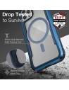 Hurtownia GSM - Etui aluminiowe X-Doria Raptic Shield Pro Magnet MagSafe Apple iPhone 12/12 Pro (niebieski) - XDR116BLU - {ean13} - Hurt