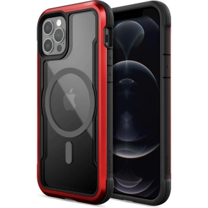 Wholesale Raptic Shield Pro Magnet - Aluminium Case for iPhone 12/12 Pro MagSafe (DROP TEST 4M) (Red) - XDR117RED - {ean13} - Hurt