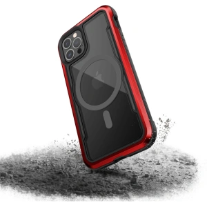 Hurtownia GSM - Etui aluminiowe X-Doria Raptic Shield Pro Magnet MagSafe Apple iPhone 12/12 Pro (czerwony) - XDR117RED - {ean13} - Hurt