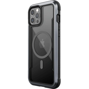 Wholesale Raptic Shield Pro Magnet - Aluminium Case for iPhone 12 Pro Max MagSafe (DROP TEST 4M) (Black) - XDR118BLK - {ean13} - Hurt
