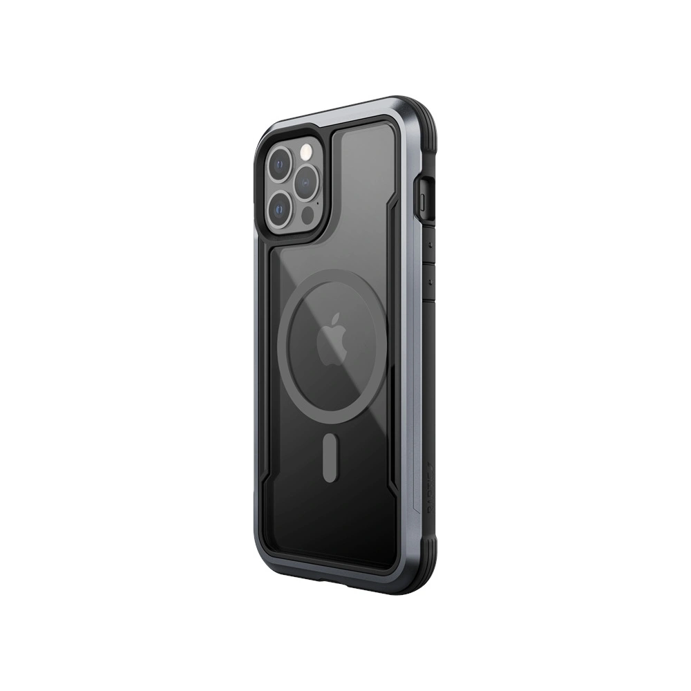 Hurtownia GSM - Etui aluminiowe X-Doria Raptic Shield Pro Magnet MagSafe Apple iPhone 12 Pro Max (czarny) - XDR118BLK - {ean13} - Hurt