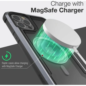 Etui hliníkové X-Doria Raptic Shield Pro Magnet MagSafe Apple iPhone 12 Pro Max (černé)