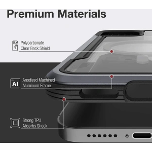Wholesale Raptic Shield Pro Magnet - Aluminium Case for iPhone 12 Pro Max MagSafe (DROP TEST 4M) (Black) - XDR118BLK - {ean13} - Hurt