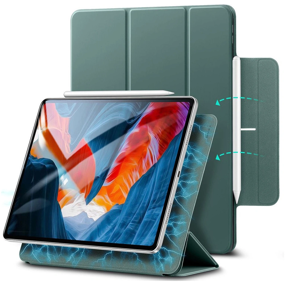 Hurtownia GSM - Etui ESR Rebound Magnetic Apple iPad Pro 12.9 2020/2021 (4. i 5. generacji) Forest Green - ESR356GRN - {ean13} - Hurt