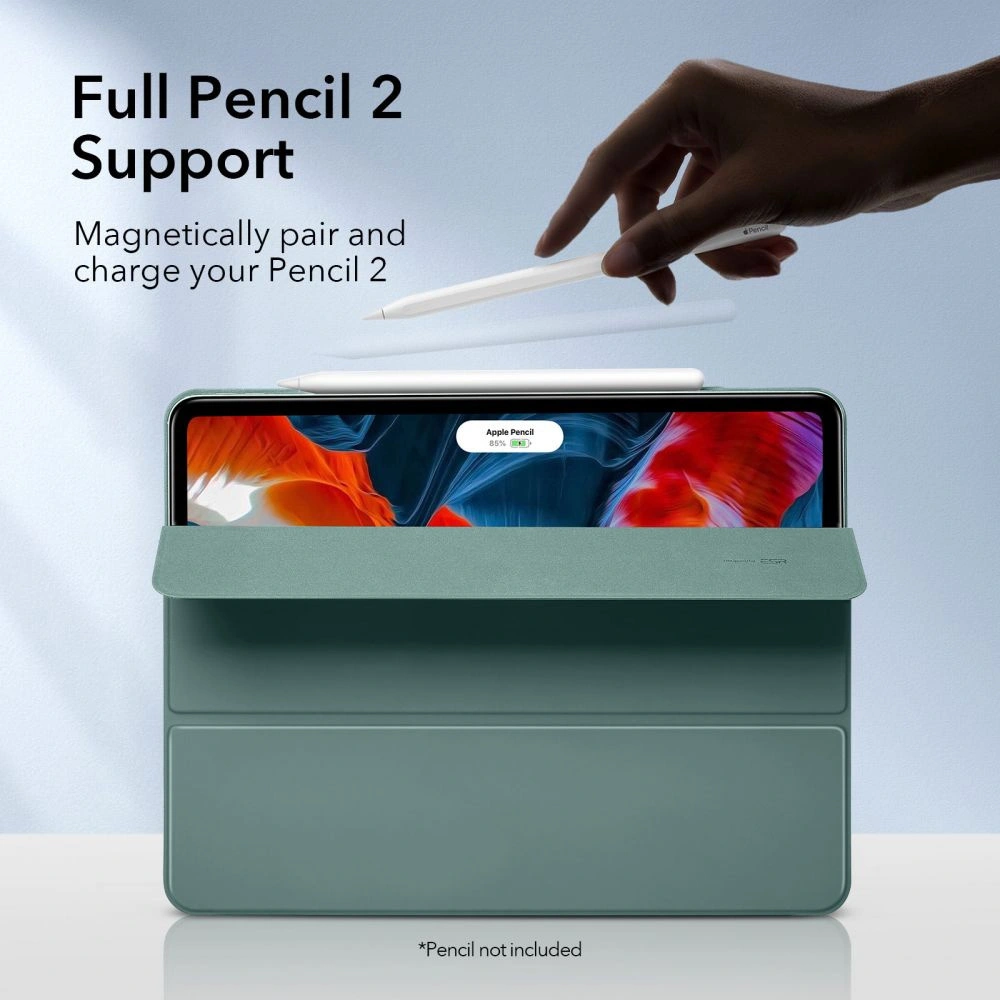 Hurtownia GSM - Etui ESR Rebound Magnetic Apple iPad Pro 12.9 2020/2021 (4. i 5. generacji) Forest Green - ESR356GRN - {ean13} - Hurt