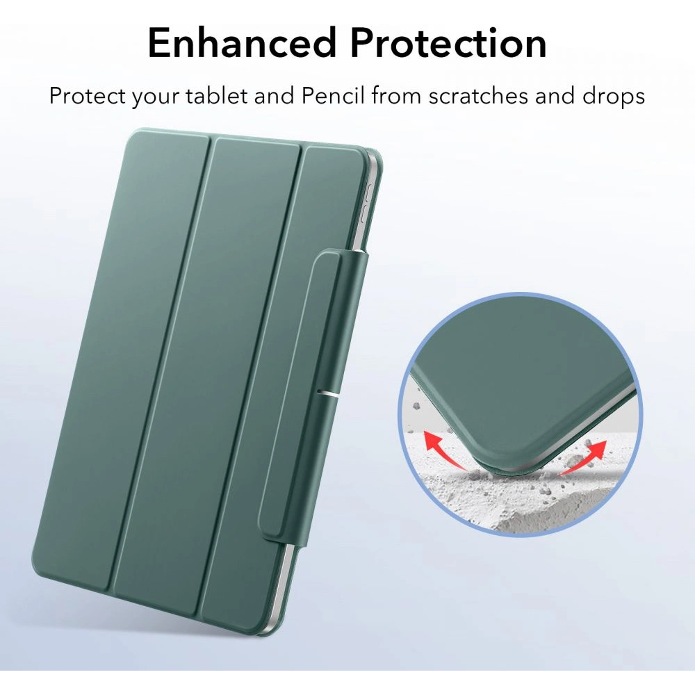 Hurtownia GSM - Etui ESR Rebound Magnetic Apple iPad Pro 12.9 2020/2021 (4. i 5. generacji) Forest Green - ESR356GRN - {ean13} - Hurt