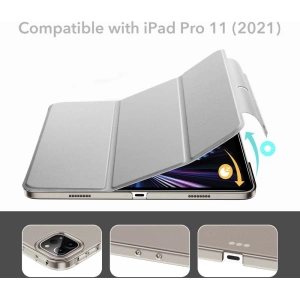 Wholesale ESR Ascend Trifold & Tempered Glass Apple iPad Pro 11 2021 Grey - ESR357GRY - {ean13} - Hurt
