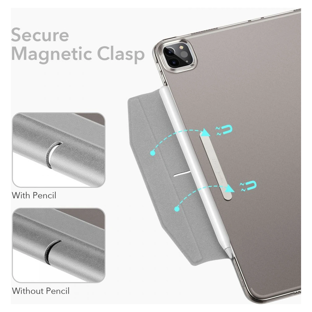 Hurtownia GSM - Etui ESR Ascend Trifold Apple iPad Pro 11 2021 (3. generacji) Grey + Szkło - ESR357GRY - {ean13} - Hurt