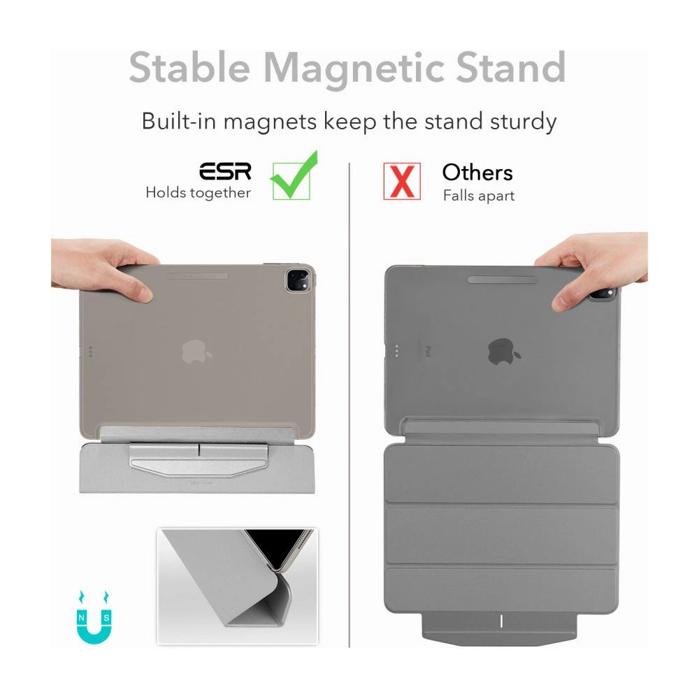 Hurtownia GSM - Etui ESR Ascend Trifold Apple iPad Pro 11 2021 (3. generacji) Grey + Szkło - ESR357GRY - {ean13} - Hurt