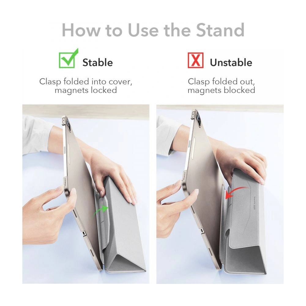 Hurtownia GSM - Etui ESR Ascend Trifold Apple iPad Pro 11 2021 (3. generacji) Grey + Szkło - ESR357GRY - {ean13} - Hurt