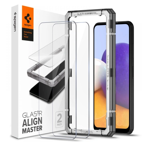 Hurtownia Spigen - 8809756647796 - SPN1663 - Szkło hartowane Spigen GLAS.tR Slim AlignMaster Samsung Galaxy A22 5G [2 PACK] - B2B homescreen