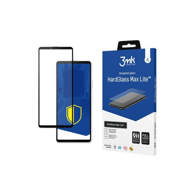 3MK Distributor - 5903108399036 - 3MK1829 - 3MK HardGlass Max Lite Sony Xperia 10 III 5G black - B2B homescreen