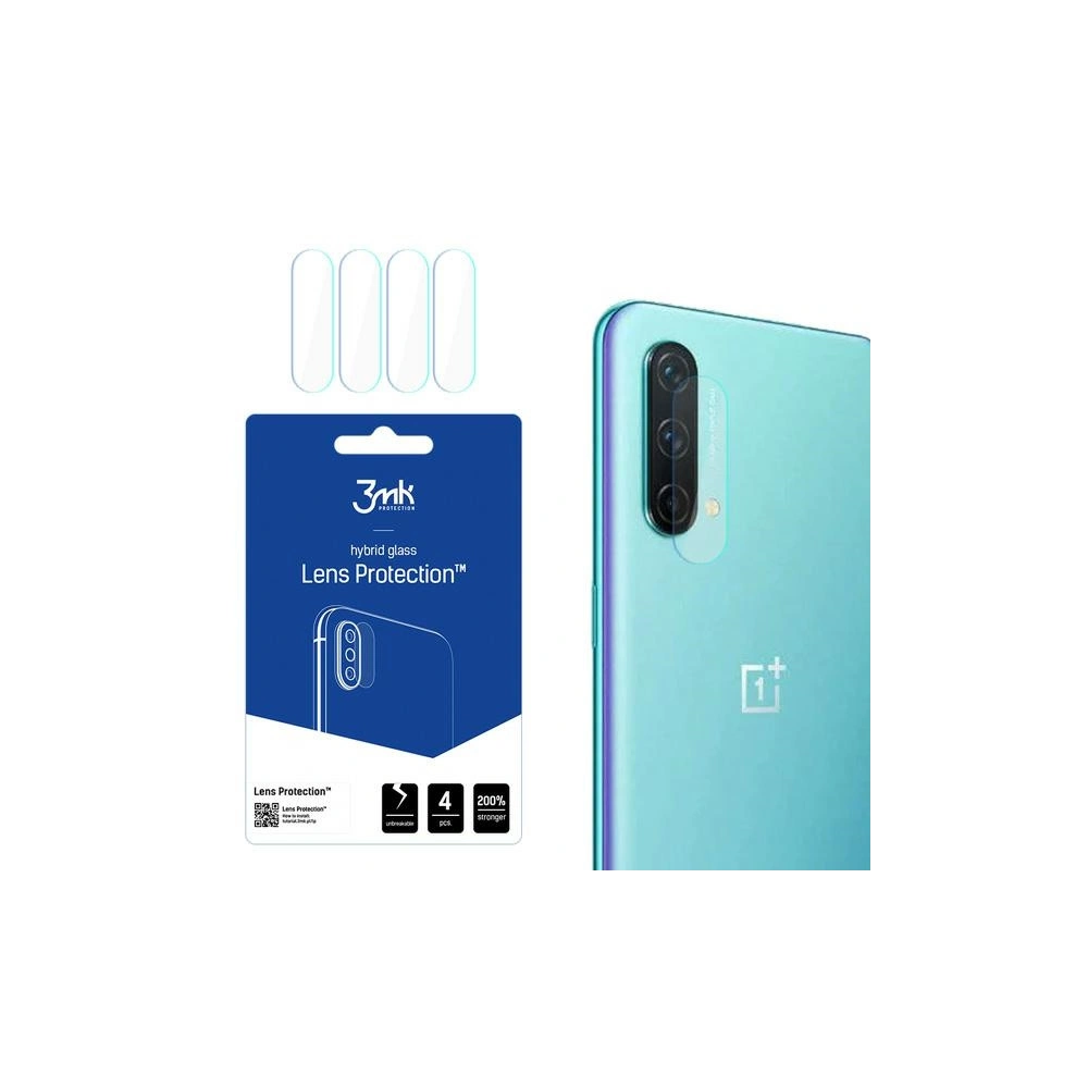 Hurtownia GSM - Hybridní sklo na objektiv fotoaparátu 3MK Ochrana objektivu OnePlus Nord CE 5G [4 PACK] - 3MK1830 - {ean13} - Hurt