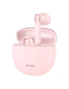 Wireless headphones Baseus Encok W2, Bluetooth 5.0 (pink)