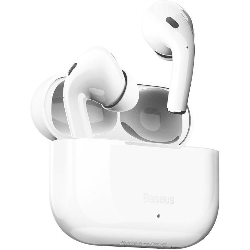 Baseus Distributor - 6953156231474 - BSU2834WHT - Wireless headphones Baseus Encok W3, Bluetooth 5.0 (white) - B2B homescreen