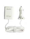 Automobilová nabíječka AWEI C-400 9.6A 4xUSB High Speed bílá/bílá