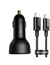 Hurtownia GSM - Auto nabíječka Baseus Superme USB, USB-C, 100W + kabel USB-C (černý) - BSU2838BLK - {ean13} - Hurt