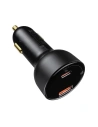 Hurtownia GSM - Auto nabíječka Baseus Superme USB, USB-C, 100W + kabel USB-C (černý) - BSU2838BLK - {ean13} - Hurt