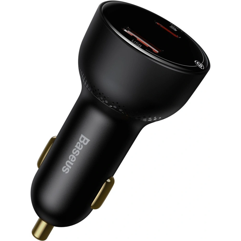 Hurtownia GSM - Auto nabíječka Baseus Superme USB, USB-C, 100W + kabel USB-C (černý) - BSU2838BLK - {ean13} - Hurt