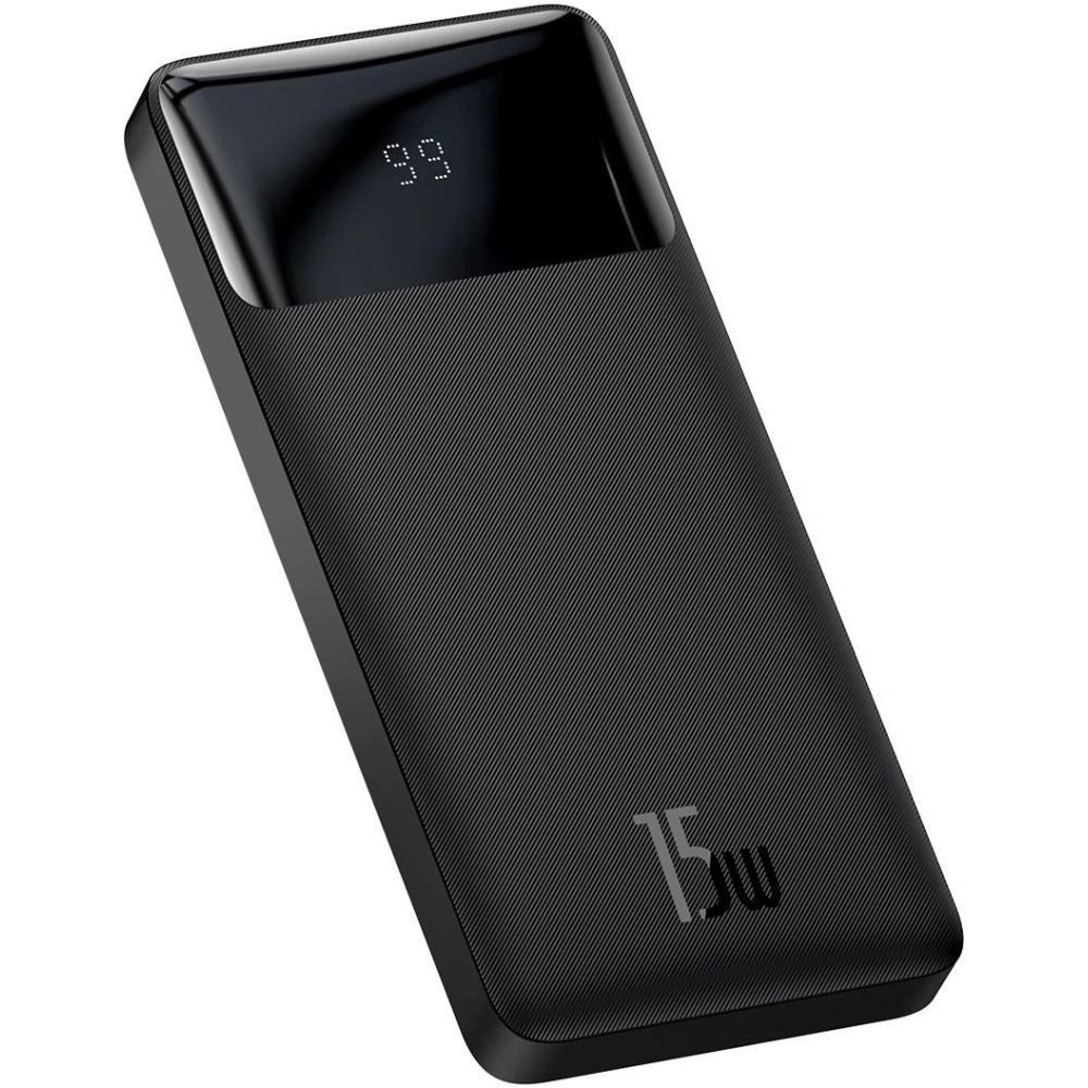 Hurtownia GSM - PowerBank Baseus Bipow 10000mAh, 2xUSB, USB-C, 15W (czarny) - BSU2839BLK - {ean13} - Hurt