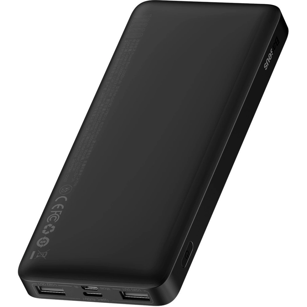 Wholesale PowerBank Baseus Bipow 10000mAh, 2xUSB, USB-C, 15W (black) - BSU2839BLK - {ean13} - Hurt
