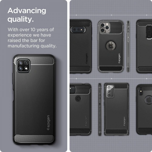 Etui Spigen Rugged Armor Samsung Galaxy A22 5G Matte Black