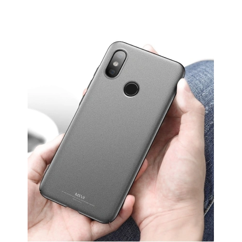 Etui MSVII Xiaomi Mi Max 3 Black + Szkło