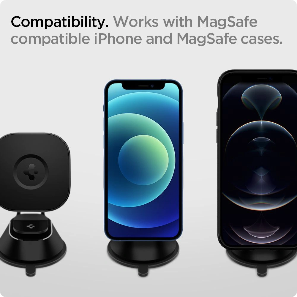 Hurtownia GSM - Uchwyt Spigen ITS35 Magnetic MagSafe Dashboard Car Mount Black - SPN1666BLK - {ean13} - Hurt