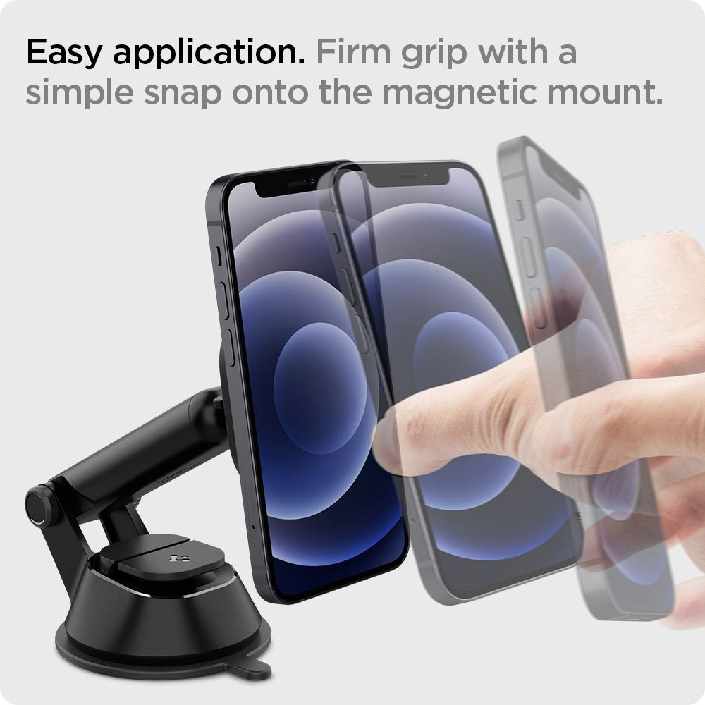 Hurtownia GSM - Uchwyt Spigen ITS35 Magnetic MagSafe Dashboard Car Mount Black - SPN1666BLK - {ean13} - Hurt