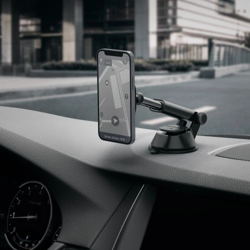 Uchwyt Spigen ITS35 Magnetic MagSafe Dashboard Car Mount Black