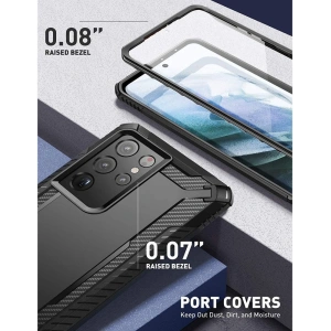 Hurtownia GSM - Etui Supcase Clayco Xenon Samsung Galaxy S21 Ultra Black - SPC178BLK - {ean13} - Hurt