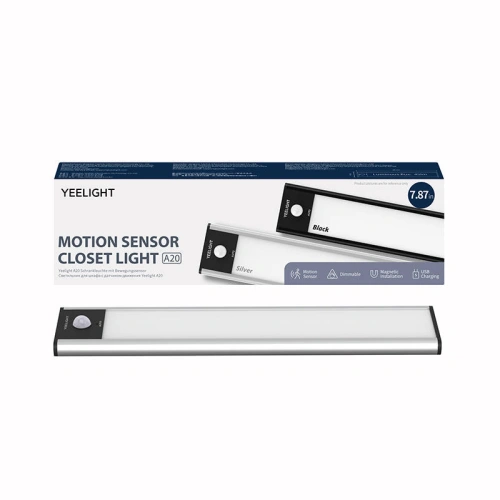 Lampka do szafy z czujnikiem ruchu Yeelight Closet Light 20cm (Srebrny) 