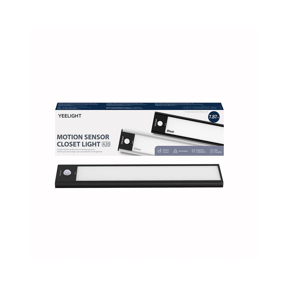 Hurtownia GSM - Lampička do skříně s pohybovým senzorem Yeelight Closet Light 20cm (Černá) - YLT049BLK - {ean13} - Hurt