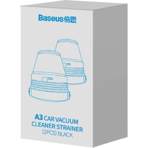 Wholesale Baseus A3 Car vacuum Cleaner strainer (black) 2PCS - BSU2842BLK - {ean13} - Hurt